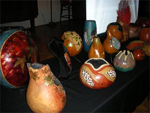 Painted gourds