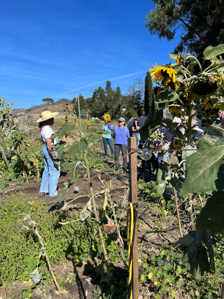 Garden Club members on a tour of The Sterling Ranch